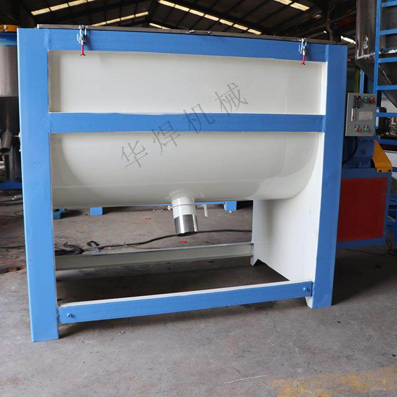 深圳卧式加热搅拌机 0.5吨-10吨pp熔喷布颗粒卧式混合机厂家直销