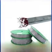 按钮式 端部带聚氯乙烯卡扣套管线和电缆保护套Pc全卷环保阻燃线包