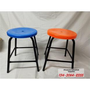 防静电凳子流水线无尘车间工作椅子圆凳黑色加高50 55 60 65 70CM