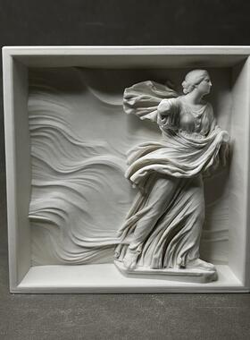 现代艺术石膏雕塑桌面摆件装饰道具古典艺术书架商业陈设道具礼物