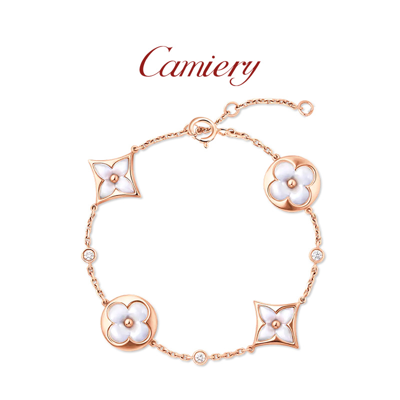 CAMIERY【时尚爆款】四花母贝手链 ins风百搭保色 高级感轻奢百搭