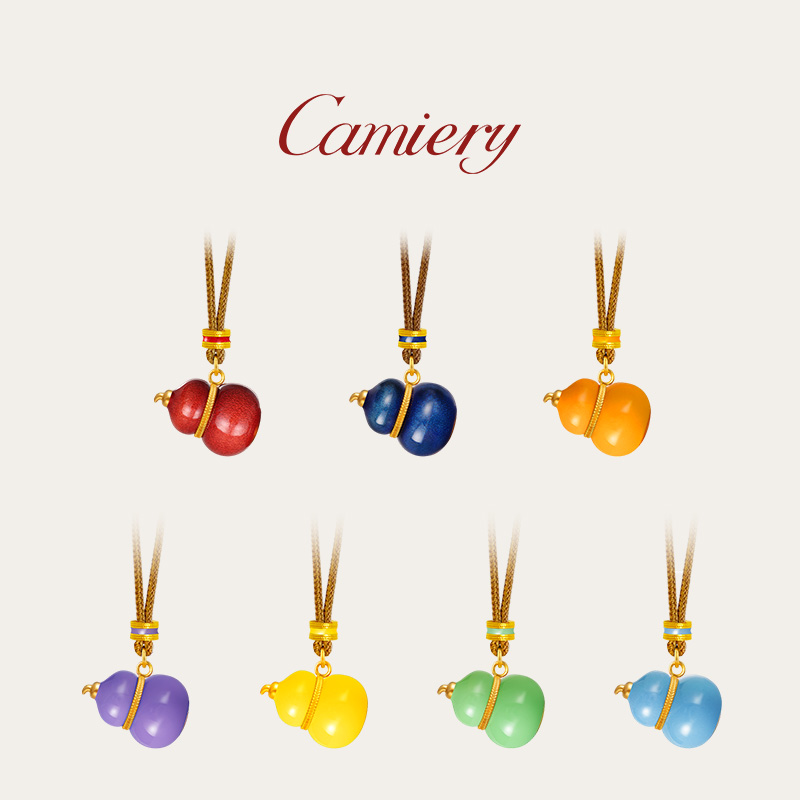 七子葫芦吊坠项链日常百搭小众