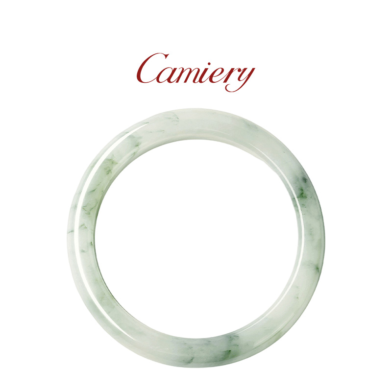 翠绿飘花手镯女轻奢小众精致高端