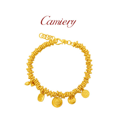 福袋莲蓬锤纹盘缠手链金钱串子