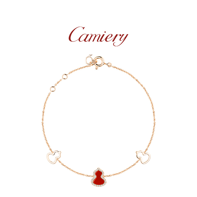 拼钻三葫芦手链女款轻奢小众精致