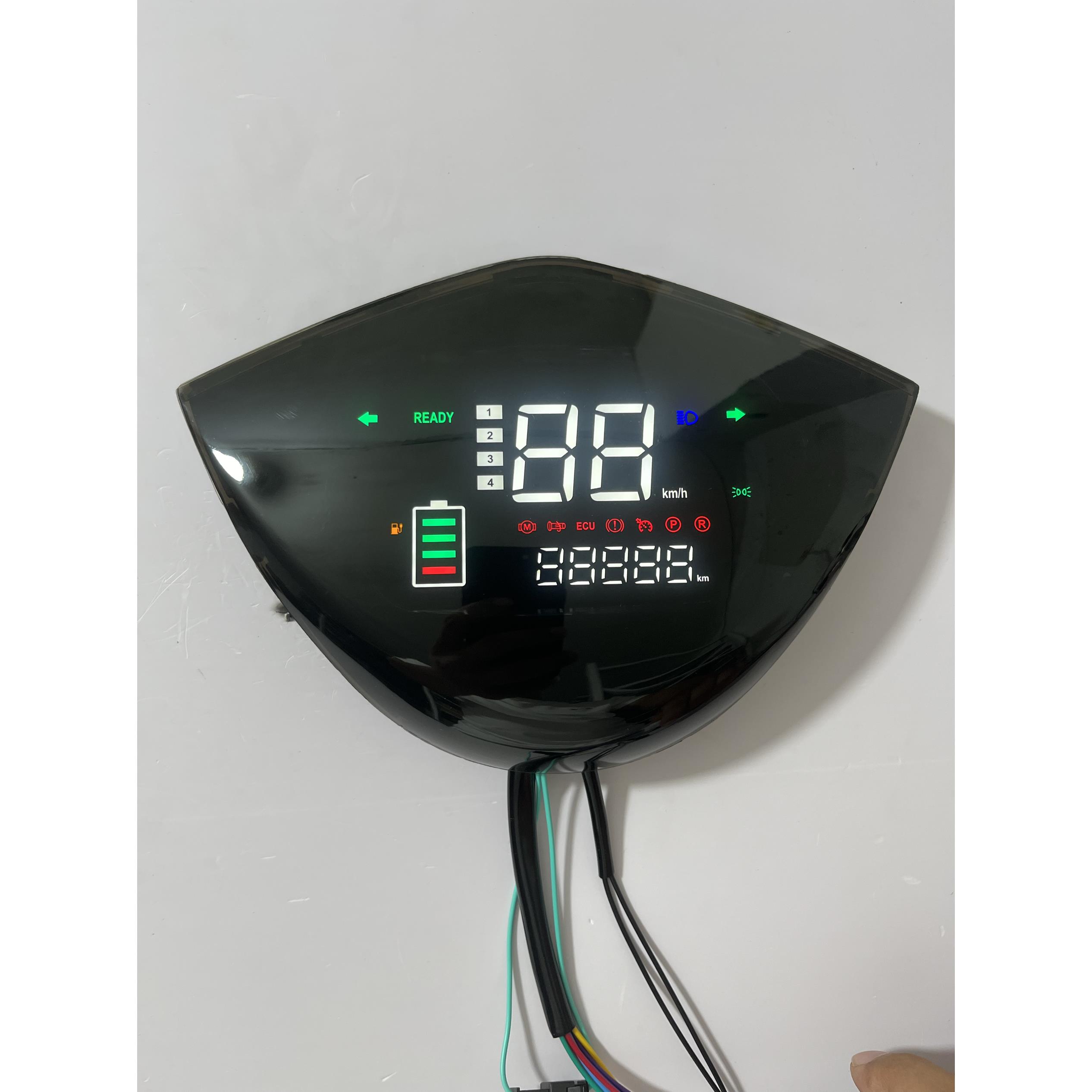 小风尚小力鹰款LED仪表总成48v60ⅴ72通用数字电压常显支持一线通