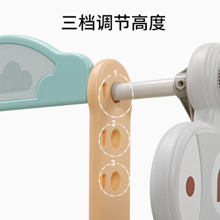 滑滑梯儿童室内家用宝宝家庭小型游乐场拼接售楼部滑梯秋千二合一