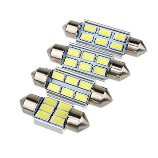 汽车阅读灯led车内灯车顶灯室内灯后备箱灯双尖 T10照明灯12V灯泡