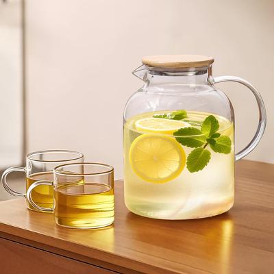 耐高温凉水壶家用食品级2025新款玻璃水壶开水凉水杯大容量冷水壶