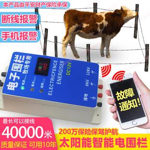 畜牧电子围栏 脉冲电子围栏主机牧场养殖全套高压电网系统 电围栏