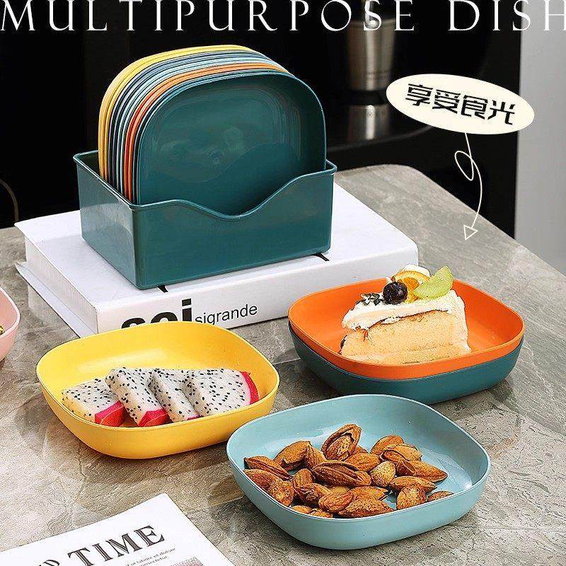 吐骨碟家用小盘子客厅水果盘子餐桌垃圾吐骨头渣盘塑料盘碟子小吃,餐饮具,餐用托盘,淘宝优惠券,粉丝福利购,淘宝优惠卷