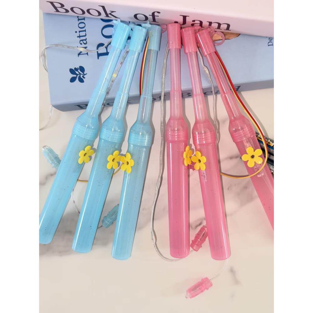 镭射灯笼手提杆手工花灯彩色高亮手柄 中秋节儿童发光杆子diy配件