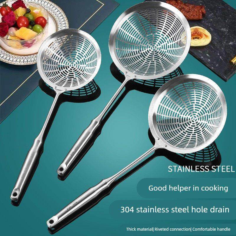 304不锈钢大号漏勺家用捞面饺子油炸过滤网火锅捞勺一体成型笊篱,厨房/烹饪用具,漏勺/滤网勺,淘宝优惠券,粉丝福利购,淘宝优惠卷
