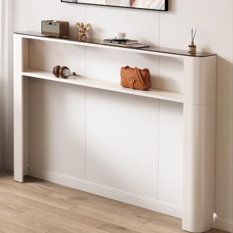 沙发后置物架暖气片客厅靠墙轻奢长条桌子玄关架超窄床边头夹缝柜