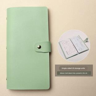 票据持有人存储多功能存储文件夹银行存折支票托收簿存折密码锁存储簿