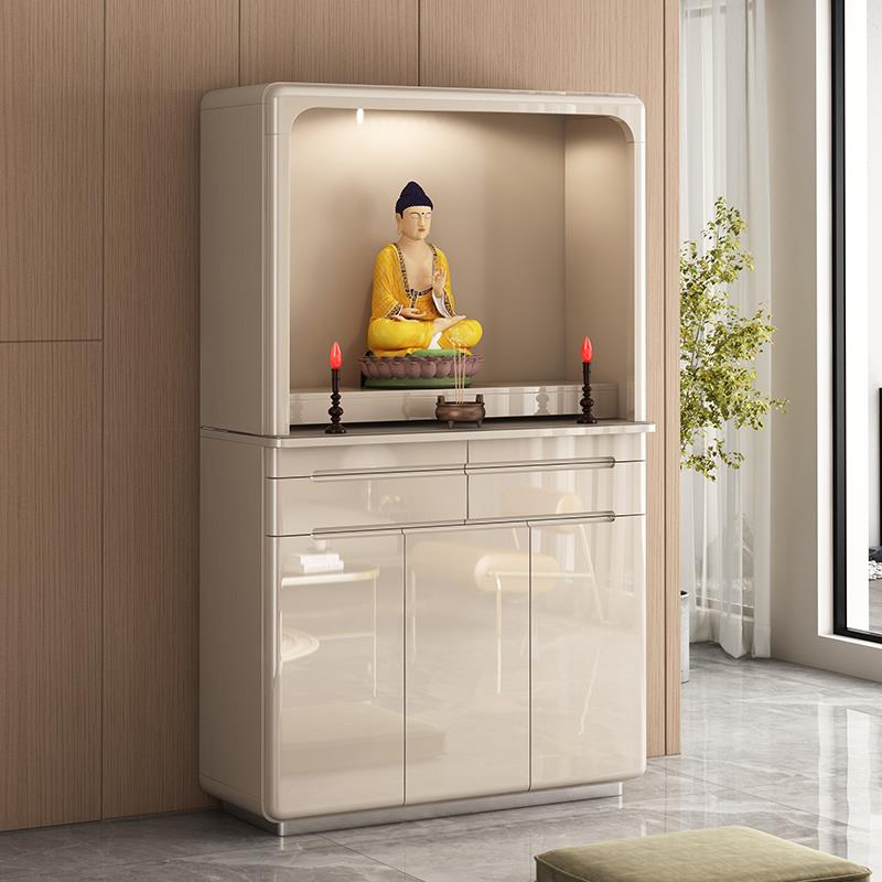 佛龛柜神龛供桌神台柜立柜现代轻奢小型家用财神爷佛柜香案供奉台