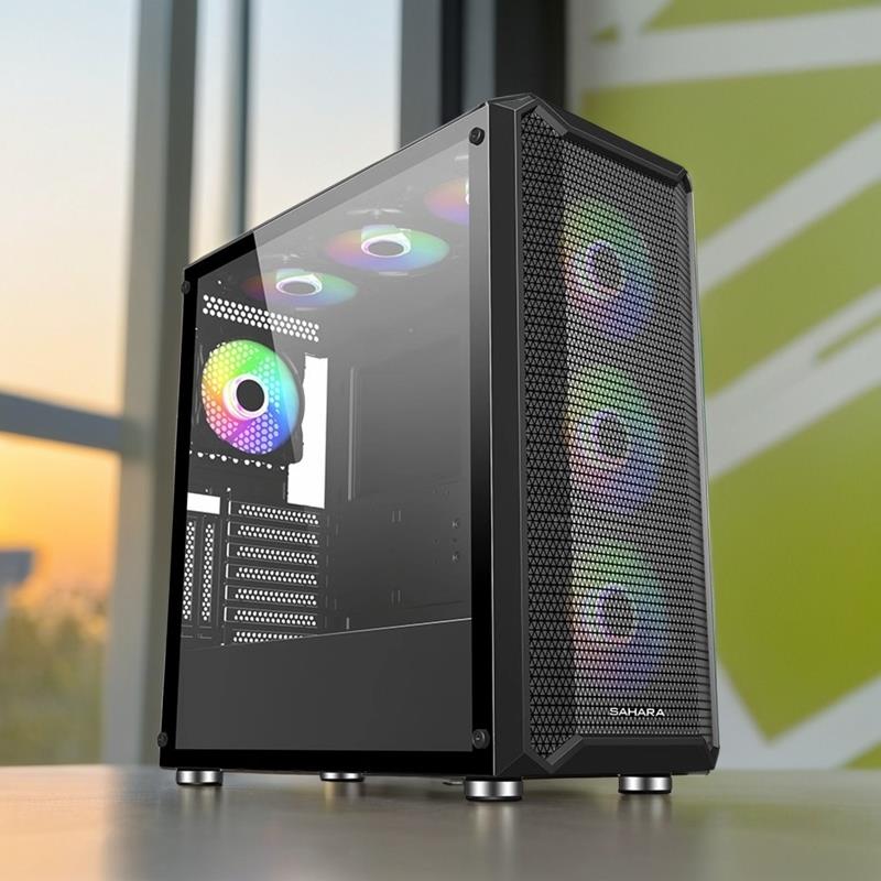 【游戏机箱大全集】台式机电脑主机箱钢化玻璃侧透360水冷ATX主板