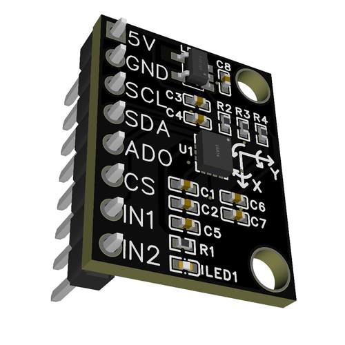 ICM42688P模块 六轴IMU模块 三轴陀螺仪与三轴加速度计 低温票