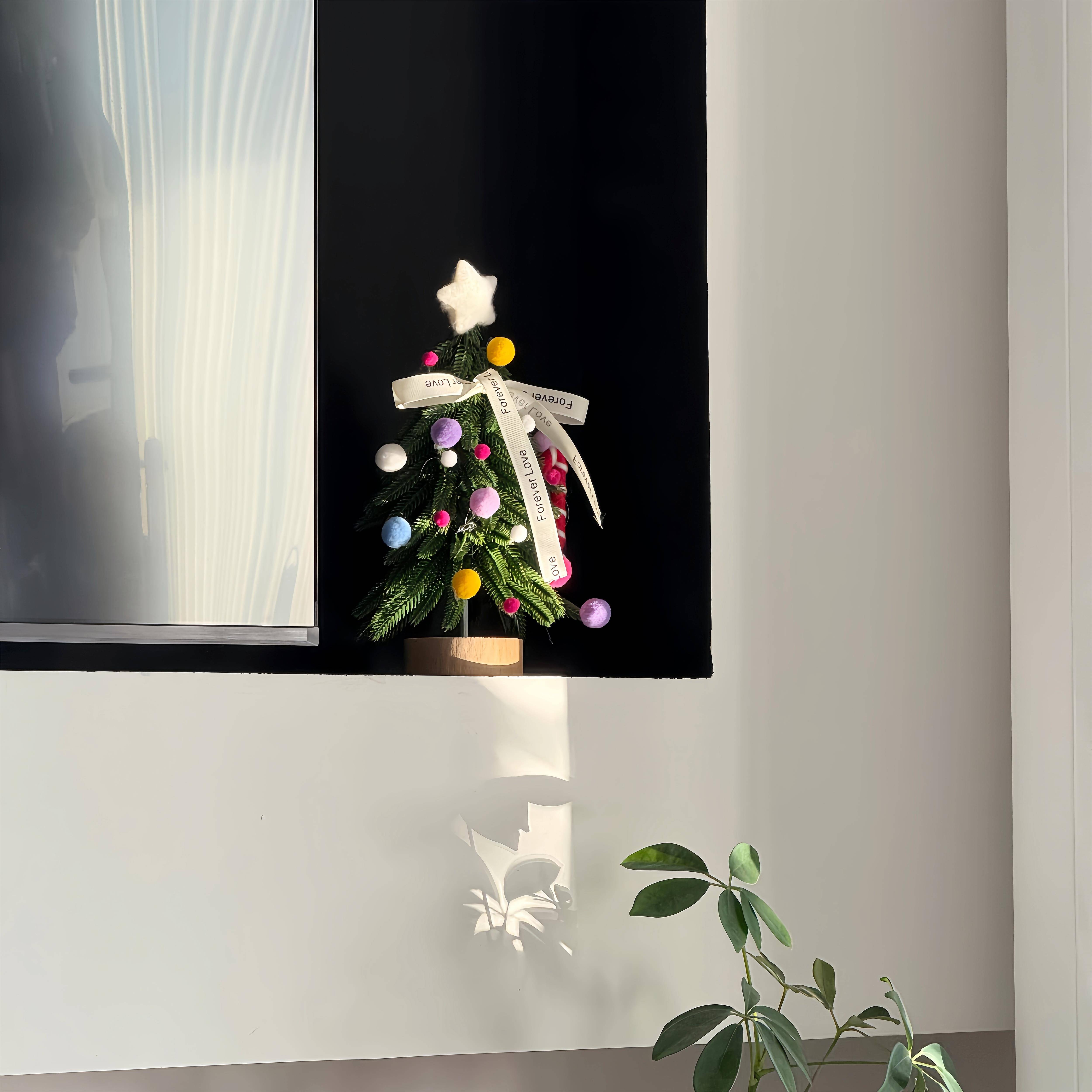 迷你圣诞树摆件圣诞装饰品摆件家居客厅圣诞节氛围感场景装饰布置