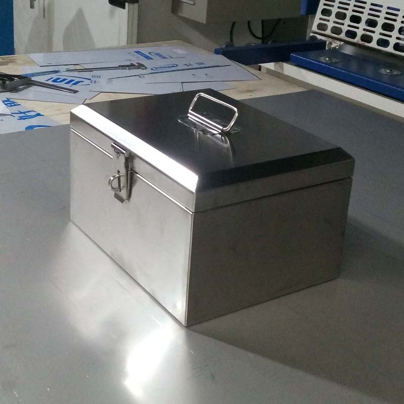 74定做电动车电池盒锂电箱201/304/黑钛/不锈钢箱车用工具收纳箱