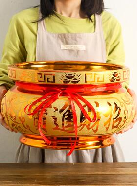 沙金大号陶瓷香炉家用室内供佛招财进宝寺庙有求必应插香香薰炉碗