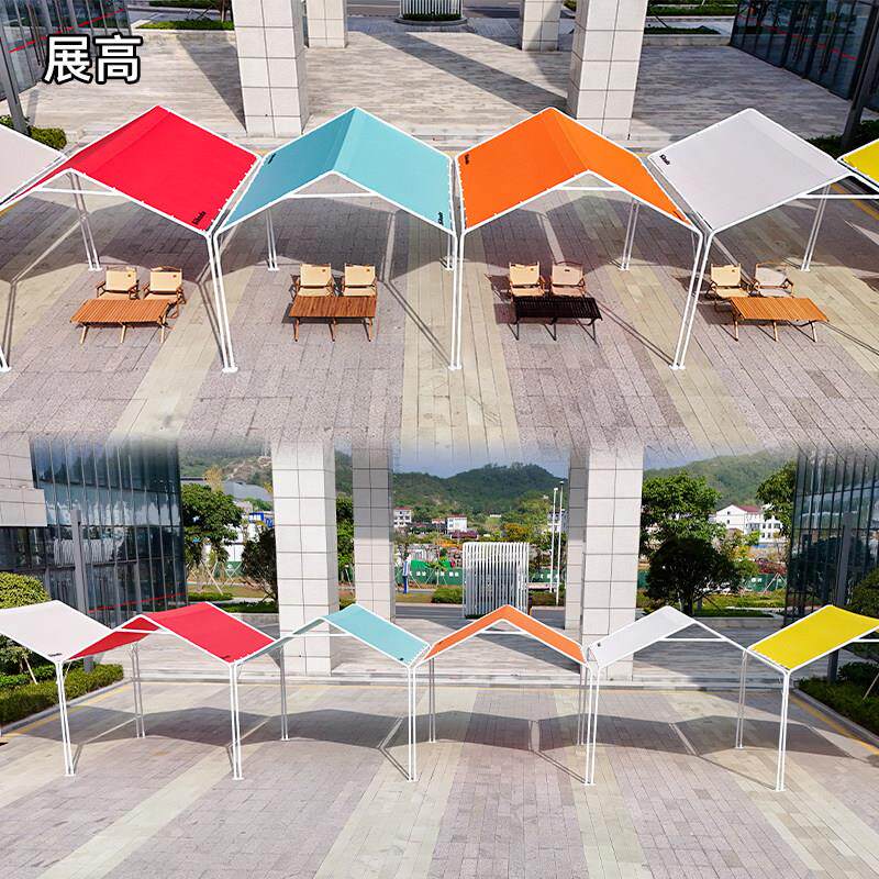 帐篷户外遮阳棚车棚集市摆摊简易车库棚雨棚一片式网红夜市四角伞