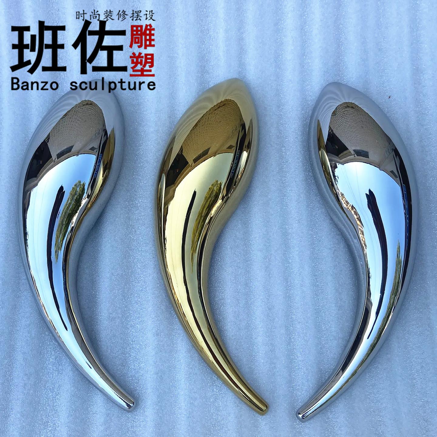 创意家居不锈钢小鱼壁饰壁挂墙上装饰品电视背景墙墙面装饰电镀鱼
