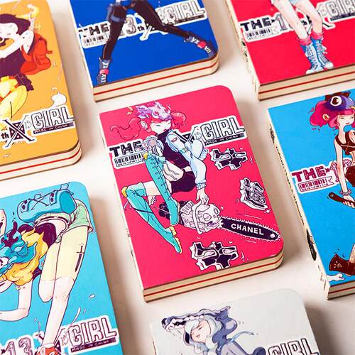 大反派超能少女笔记本子小号手绘本素描本学生速写本绘画图本