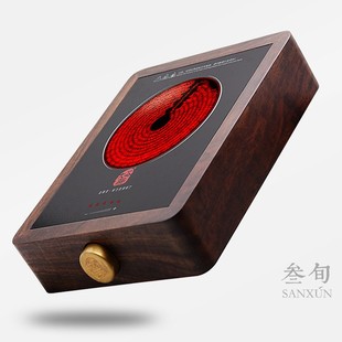 叁旬 金刚掌电陶炉日式 煮茶器 泡茶烧水壶玻璃全自动家用铁壶套装