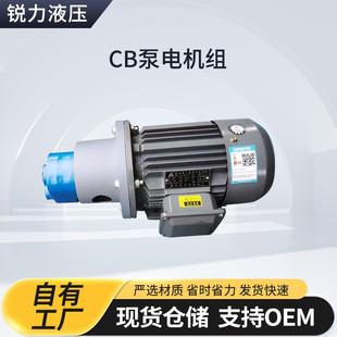 厂家供应CB泵电机组齿轮油泵 减速机齿轮泵液压 机床润滑油泵