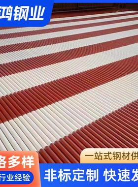 6米红白漆架子管厂家工程建筑q235b工地排栅管黄黑漆架子管