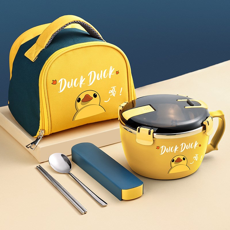 304不锈钢保温饭盒上班族男女学生大容量便当餐盒套装便携食堂打