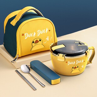 304不锈钢保温饭盒上班族男女学生大容量便当餐盒套装便携食堂打