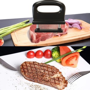 松肉锤不锈钢松肉器带手柄牛排嫩肉针48针厨房工具家用烤肉松肉器