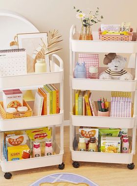 02A小推车置物架厨房浴室落地多层收纳储物架
