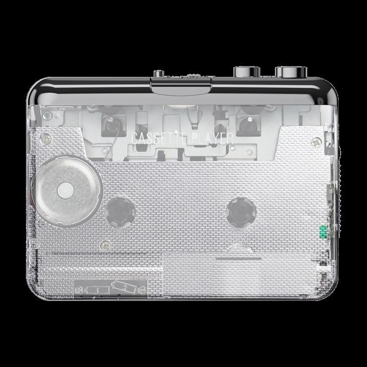 全透明外壳磁带转MP3 type-c接口卡带机随身听Cassette to MP3