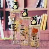 折纸星星成品小瓶子 装 青蛙公仔圆柱形玻璃许愿瓶 送男女朋友礼物