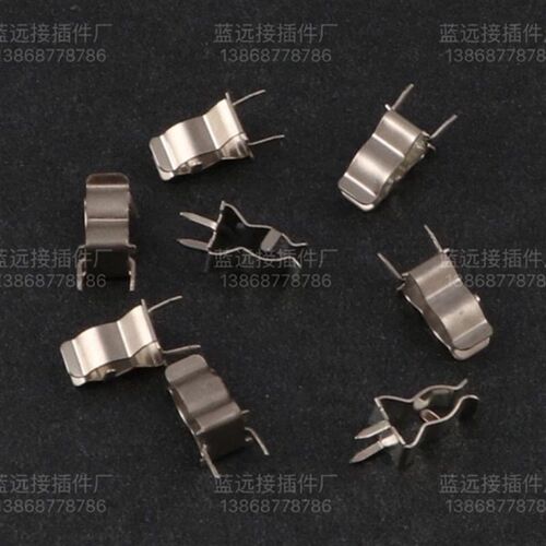 5X20MM保险丝夹5*20保险管夹 熔断玻璃保险管专用直插保险丝夹子