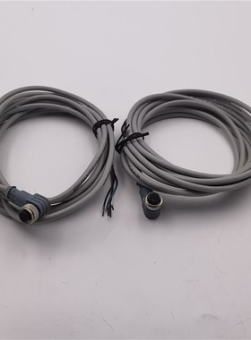 原装ESCHA艾查M12 5孔母头弯头出4线WWAK4-3,6/P00/S2475 3.6米