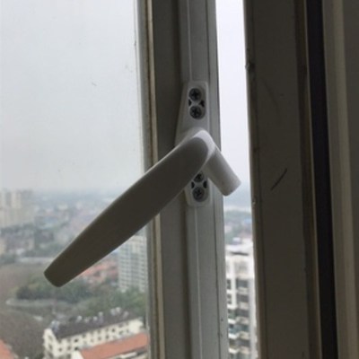 彩铝窗把手推拉窗户执手塑钢50型配件单点锁扣门窗拉手平开窗老式