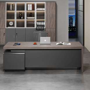 老板办公桌简约现代经理桌椅组合双人财务桌主管桌员工电脑桌班台