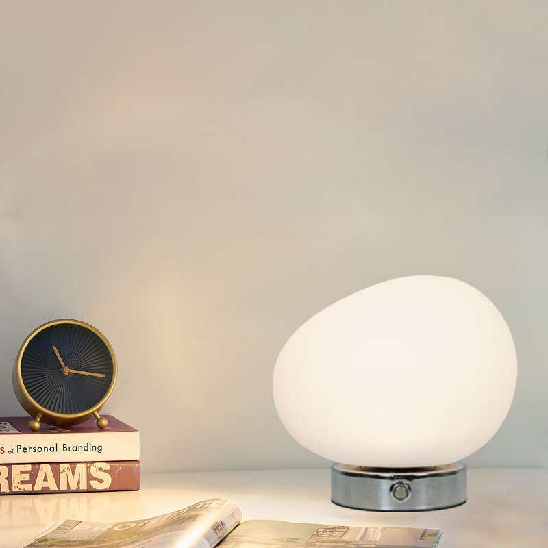 意大利创意鹅卵石台灯氛围感LED创意样板房客厅卧室装饰鹅蛋台灯,3C数码配件,其它配件,淘宝优惠券,粉丝福利购,淘宝优惠卷