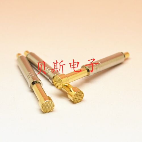铜料4.5mm测试针PH-6H(细齿梅花)探针 一体式顶针 弹簧针电流针