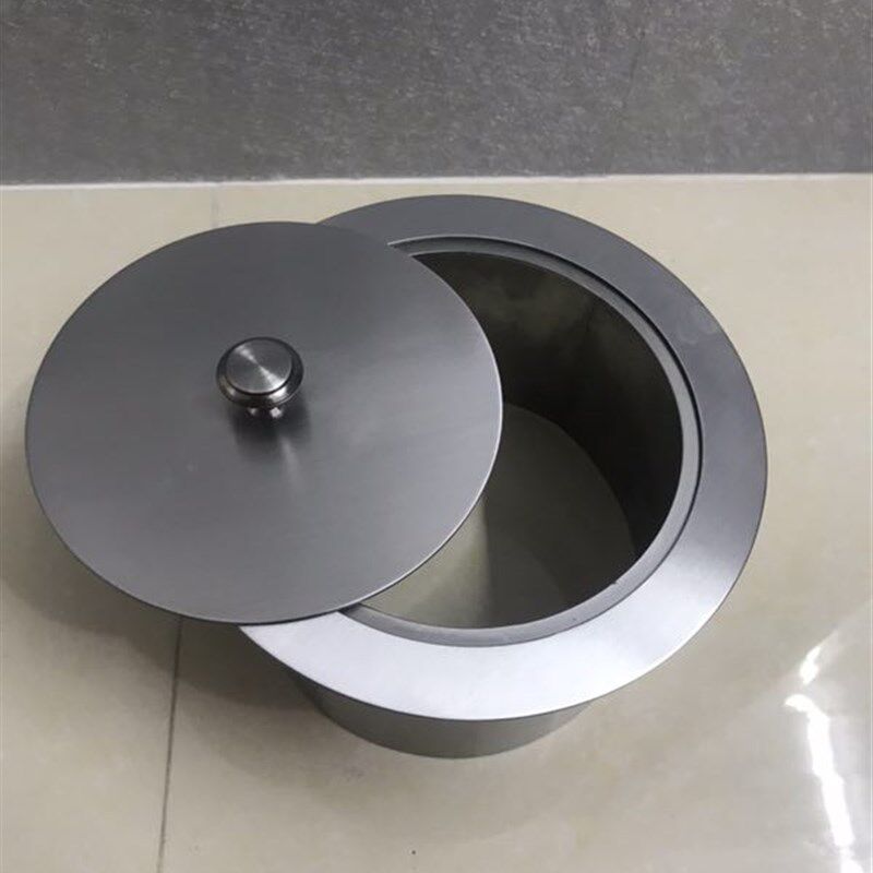 圆形304不锈钢厨房台面镶入式盖子方形桌面镂空内嵌小垃圾桶翻盖