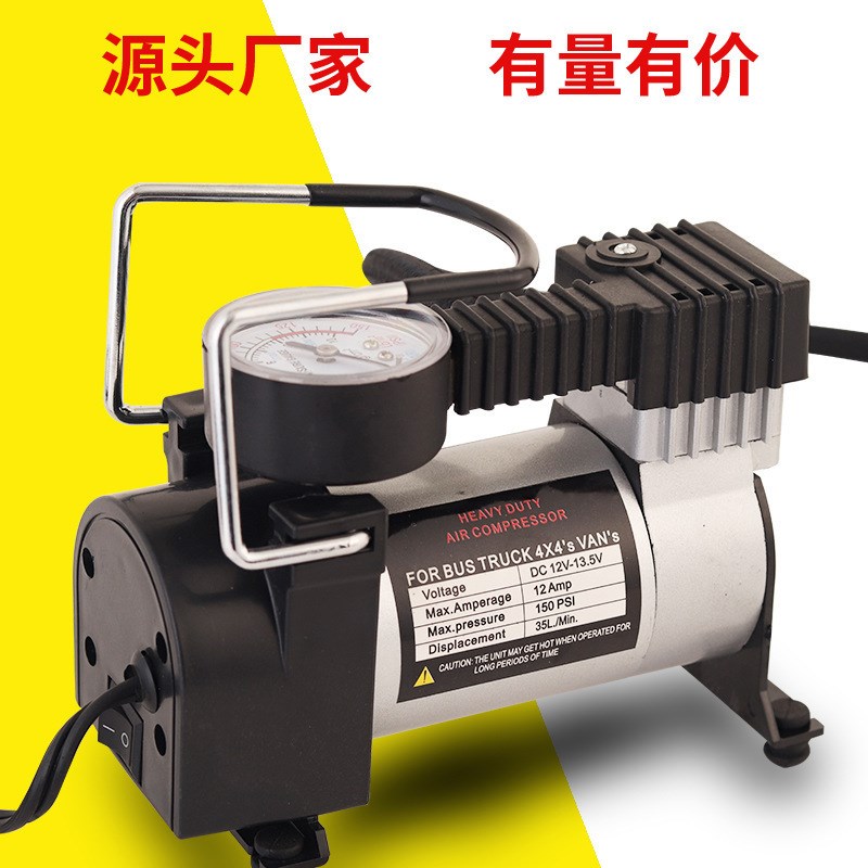 车载充气泵汽车用打气泵电动双缸式小轿车胎多功能轮胎加气泵