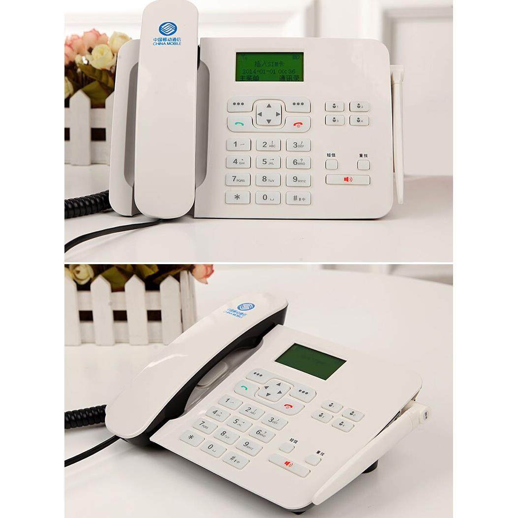 无线座机移动铁通固话插卡电话卡尔KT1000支持移动联通手机卡包邮