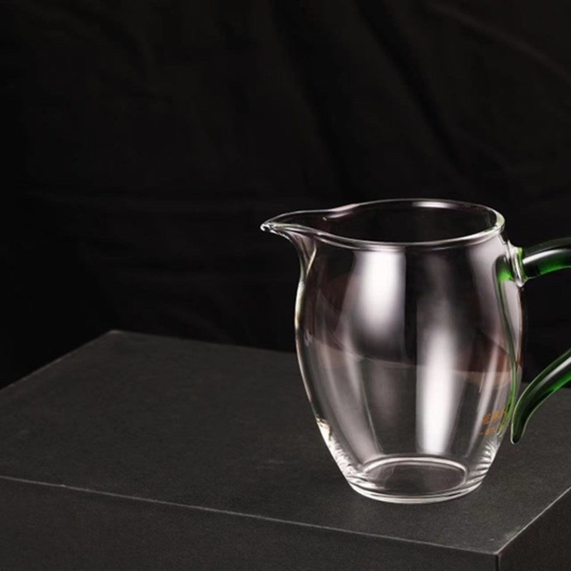 冠牌茶器玻璃公道杯长嘴茶具公杯分茶耐热配件倒茶器加厚分茶器