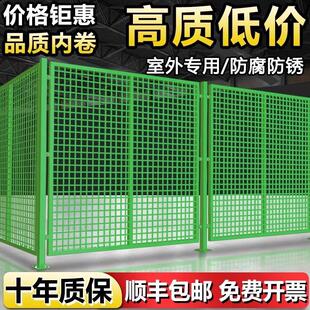 工厂车间隔离网仓储用防护栅可定制户外围栏网推拉门式公路护栏网