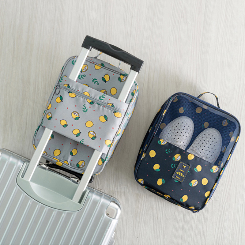 旅行鞋子收纳袋大容量乾湿分离鞋包防尘鞋袋旅游可携式防水鞋罩手