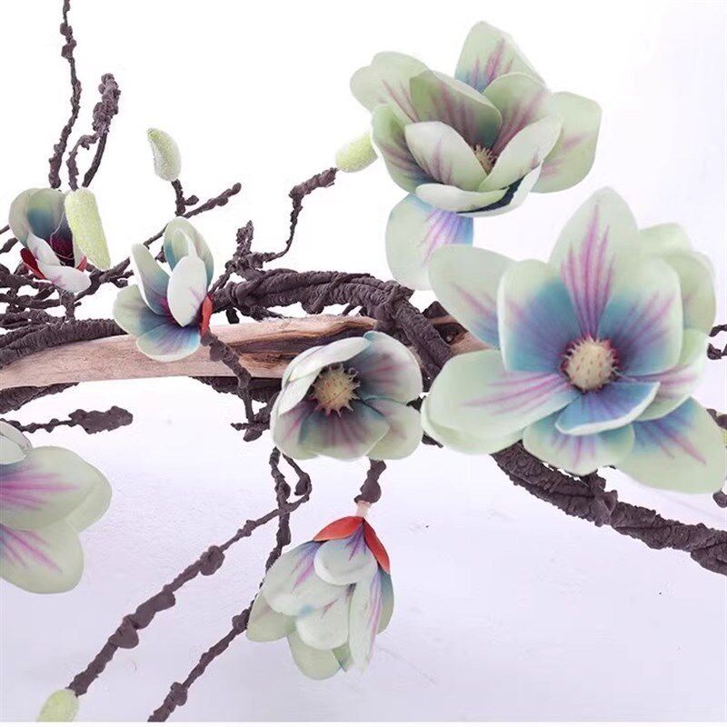 仿真花玉兰花藤树藤假树背景墙藤蔓仿真藤条 道具假花条拱门装饰